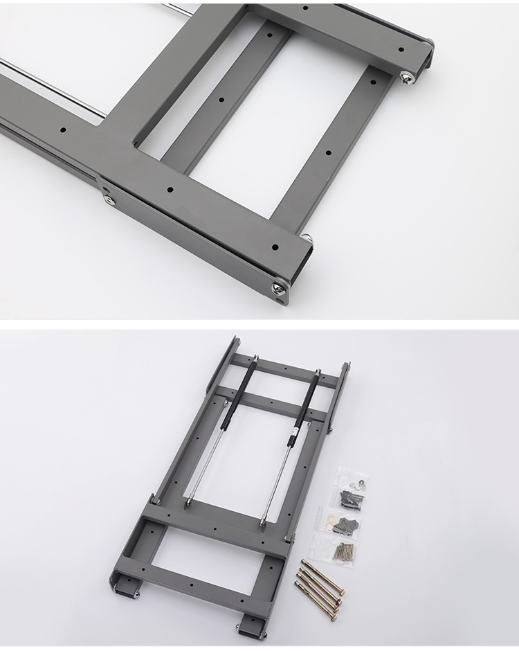 多功能挂墙式餐台壁桌餐桌书桌折叠吧台五金配件 隐形壁挂桌配件