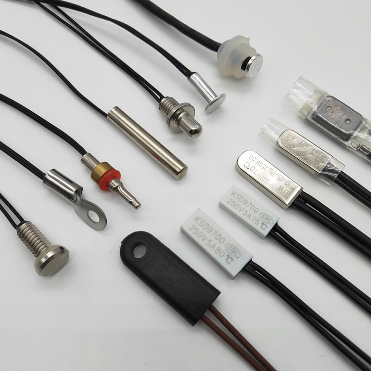 ntc温度传感器10k3950感温探头针ksd9700温度开关温控器热保护器