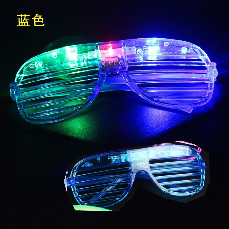 Blinds Glasses Luminous the Big Kids Adult Toys Bar Dance Party Cheering Props