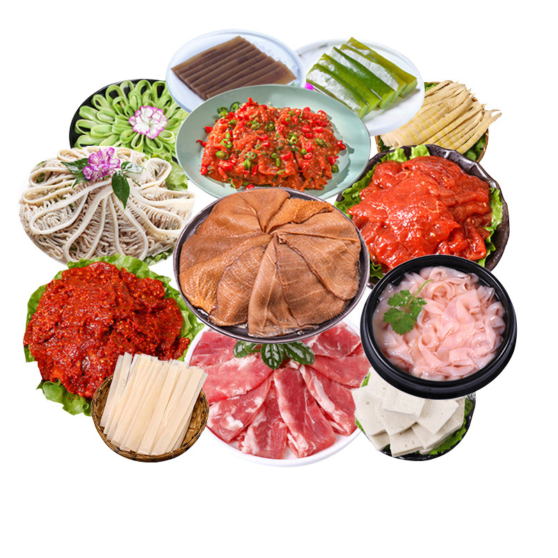 小卓7荤6素火锅食材组合套餐四川重庆涮火锅食材自选超市新鲜毛肚