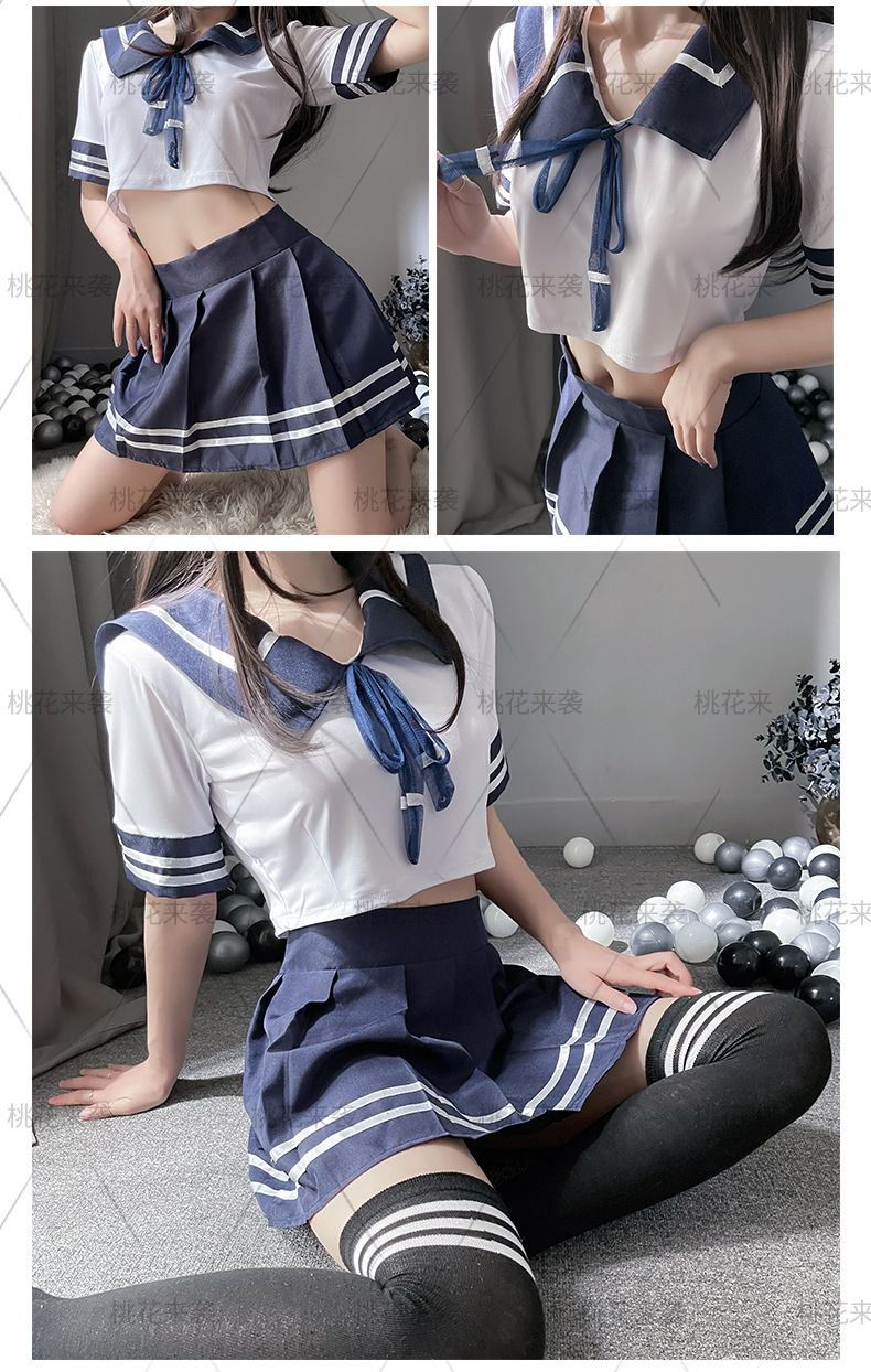 飘纱学生情趣内衣性感情趣套装 清纯学生装学生jk制服舞台演出服