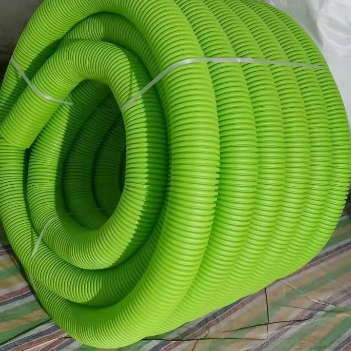 新风系统pe管//pe管道室内通风软管pe圆管波纹环保管
