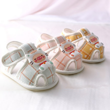 2023夏季新款0-1岁男女宝宝学步鞋凉鞋软底防滑6-12个月婴儿鞋子