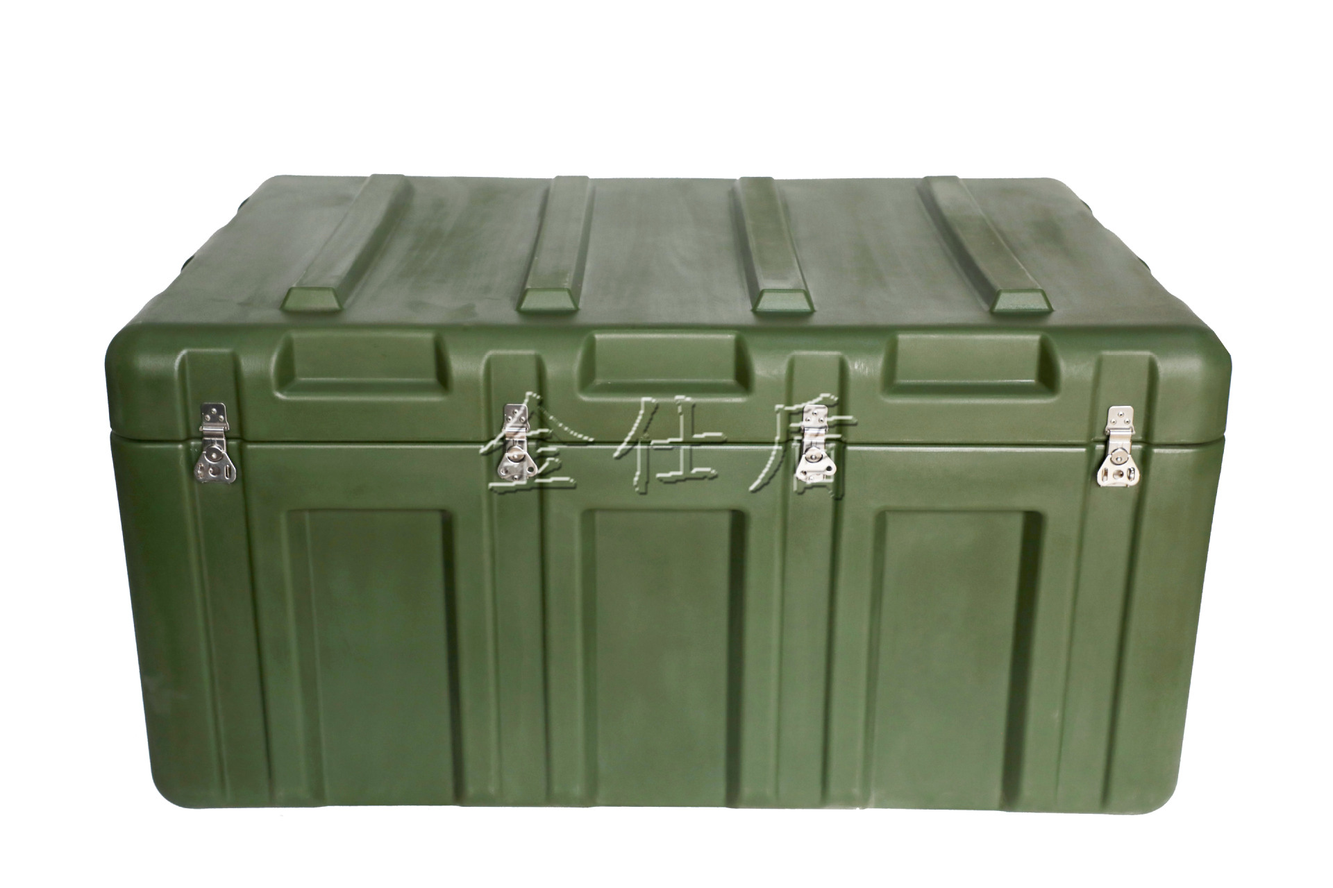 厂家直供滚塑箱物资储备运输包装箱 防水军绿色战备箱 空投箱