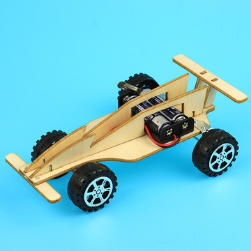 小学生科技小制作f1方程式赛车儿童手工diy发明科学实验比赛教具