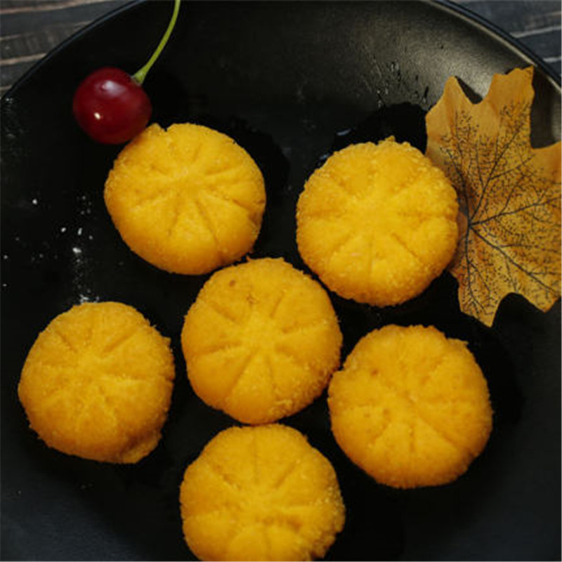 上海总代三全豆沙南瓜饼300g*12只早餐早点心面食面点速冻即食