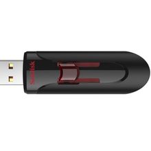 适用闪迪64GB USB3.0 U盘CZ600酷悠 黑色USB3.0 时尚办公U盘