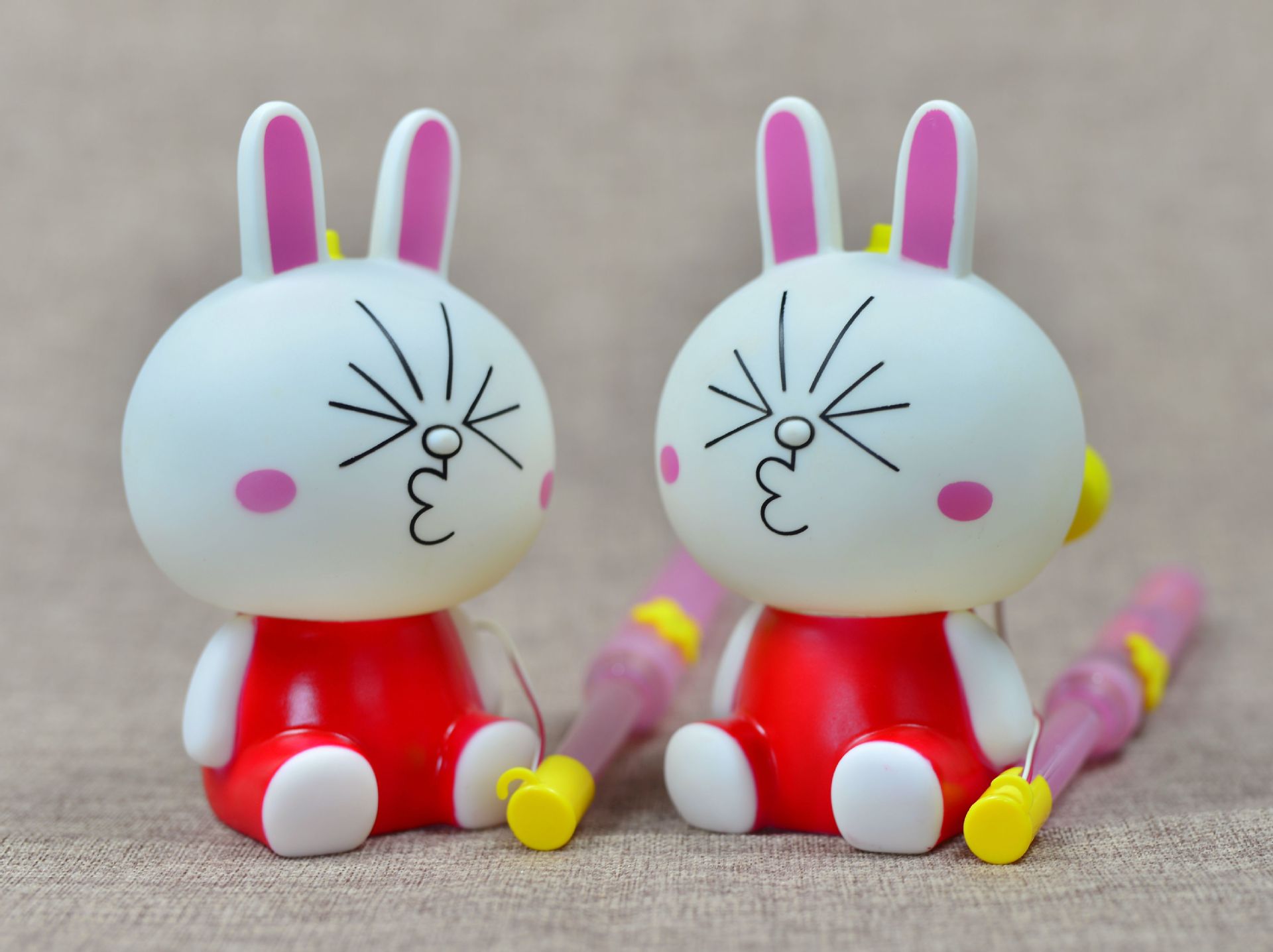 中秋节元宵节led灯笼投影卡通流氓兔