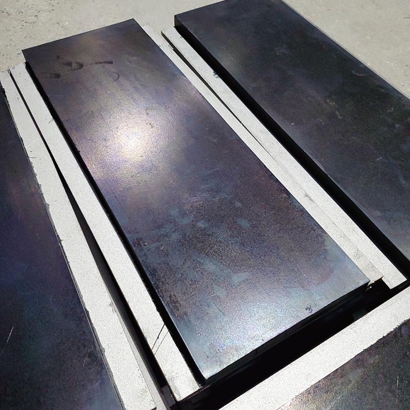 厂家直发橡胶包铁件 橡胶板夹钢板 铁包胶板异形件大尺寸金属包胶