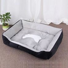 跨境直供小型犬狗窝猫窝冬季狗垫子保暖狗床睡垫宠物用品一件代发
