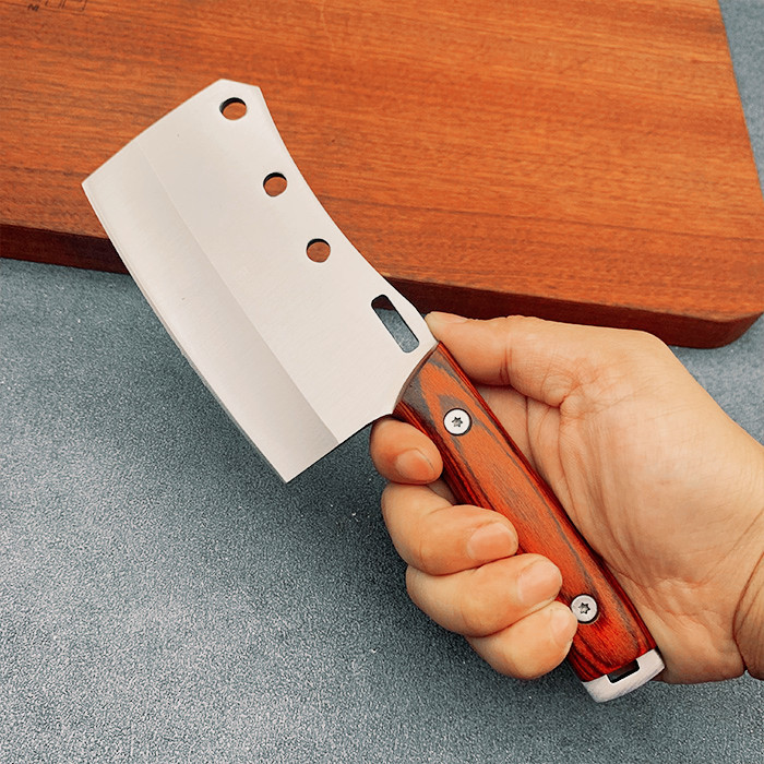 菜刀户外专用斩切刀房车便携厨房水果刀旅游露营跨境带刀套厨师刀
