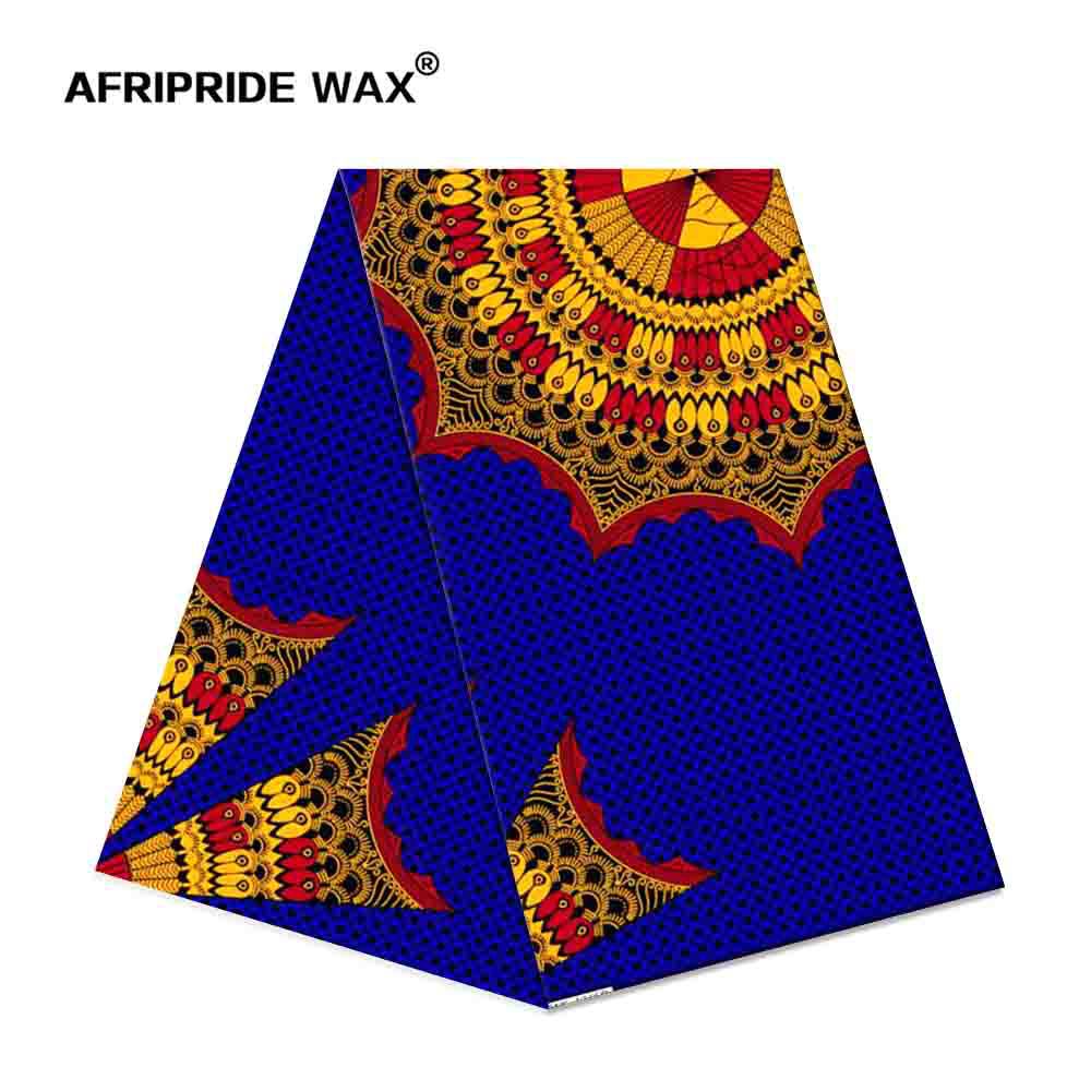 Foreign Trade Wholesale African Double-Sided Printing Cotton Batik Fashion Fabric Afripride Wax 733