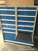 简存双列抽屉式工具柜 组合工具车移动工具车 多功能储物工具柜