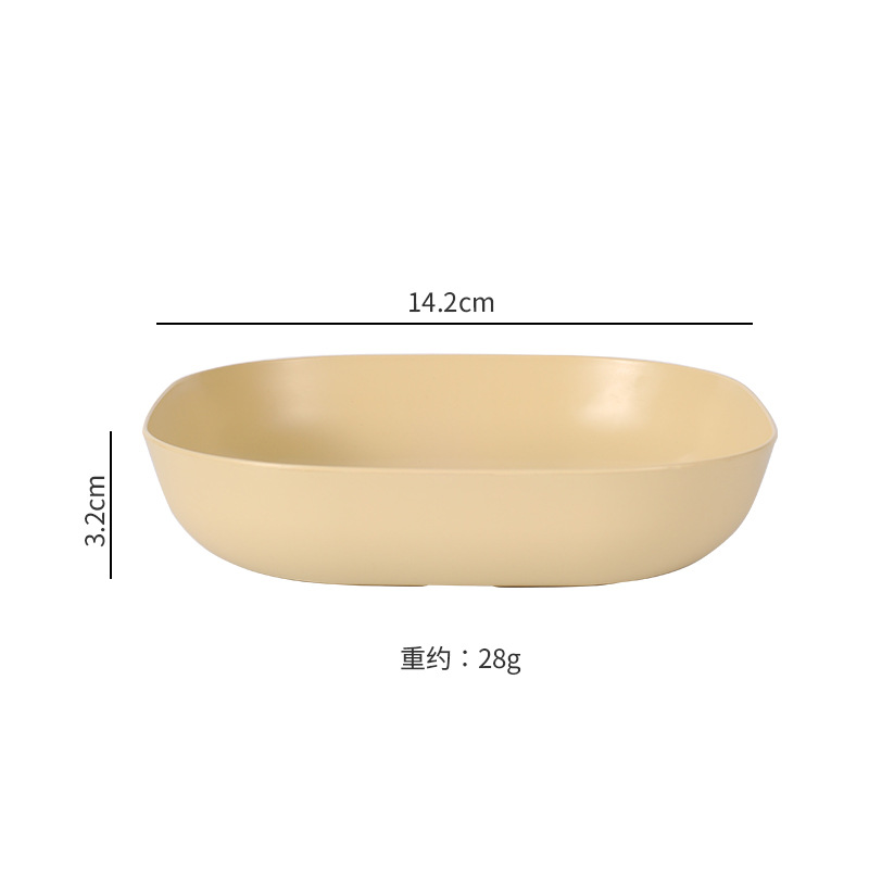 Bone Dish Household Japanese Bone Dish Plastic Small Plate Kitchen Table Bone Dish Creative Tea Table Fruit Plate