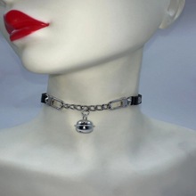 上新铃铛 挂钩项圈choker 黑色项链轻奢小众细脖圈男女颈带锁骨链