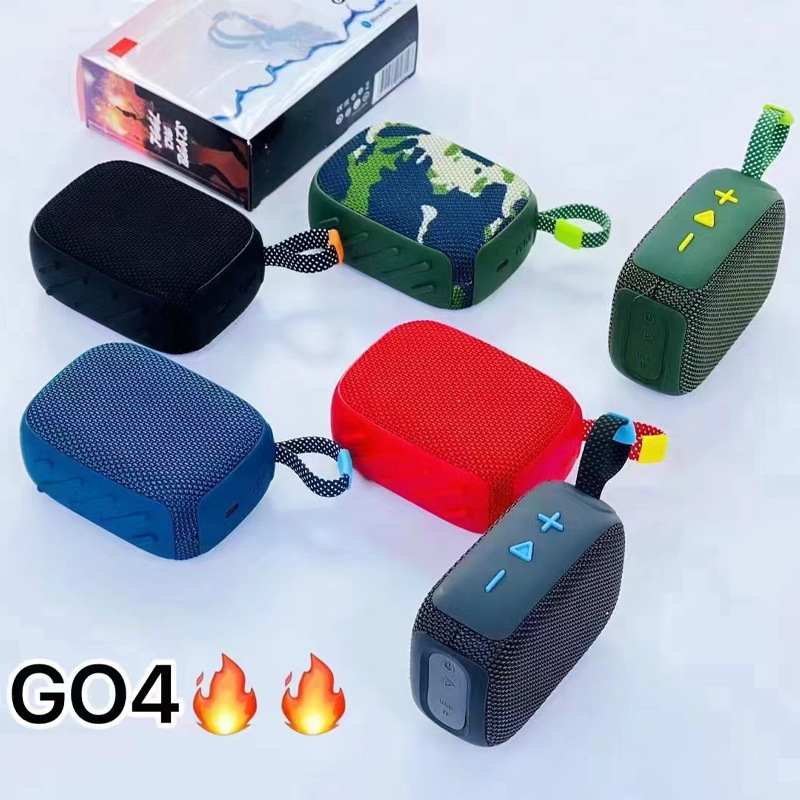 跨境新款go4无线蓝牙音响户外家用便携迷你低音炮防水布小钢炮go4