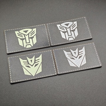 pvc臂章魔术贴汽车人变形金刚夜光反光士气章博派狂派个性识别章