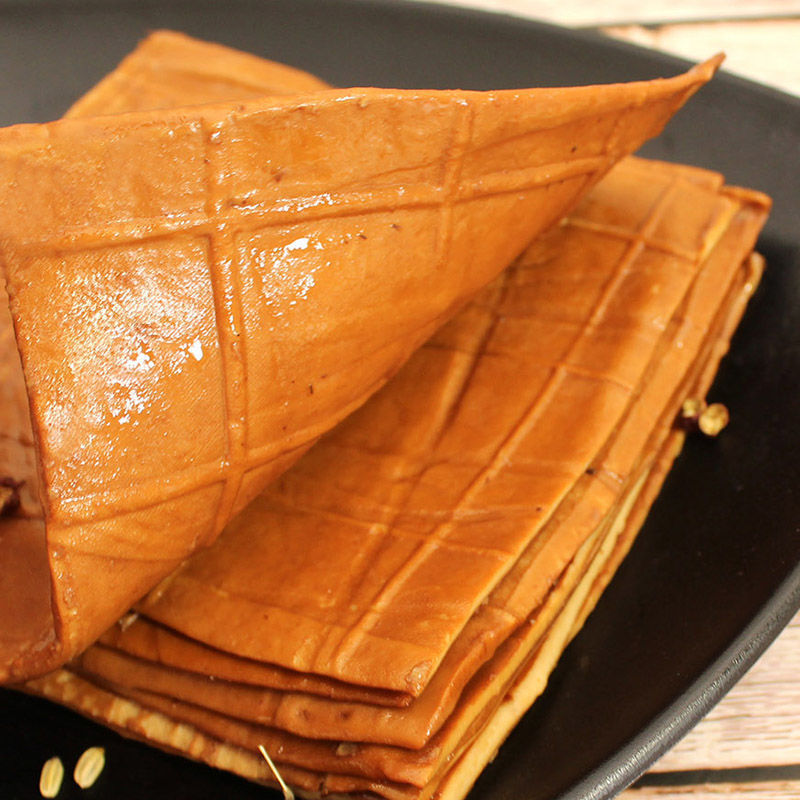 卤香豆皮四川重庆特产烧烤串串火锅批发10斤装五香豆腐干牛皮豆干