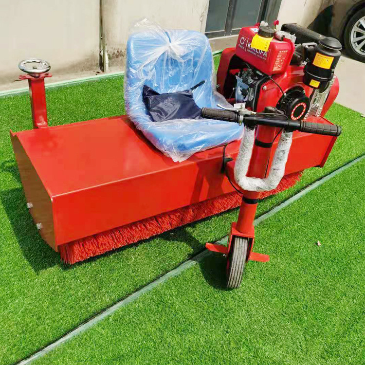 人造草坪打理机汽油草皮梳理机球场草坪汽油梳草机