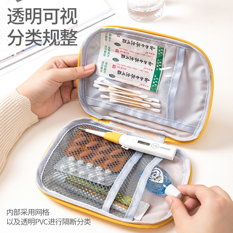 Portable Medical Herb Bag Macaron Cross Small Herb Bag Portable Medicine Storage Bag Simple Storage Pouch