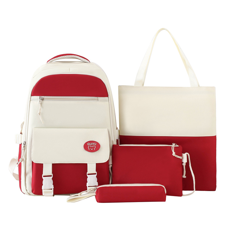 Junior's Schoolbag Grade 3 to Grade 6 Lightweight Primary School Student Good-looking Simple Large Capacity Backpack