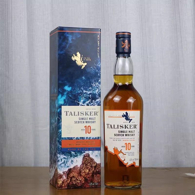 英国洋酒 talisker 泰斯卡10年 单一麦芽苏格兰威士忌酒700ml