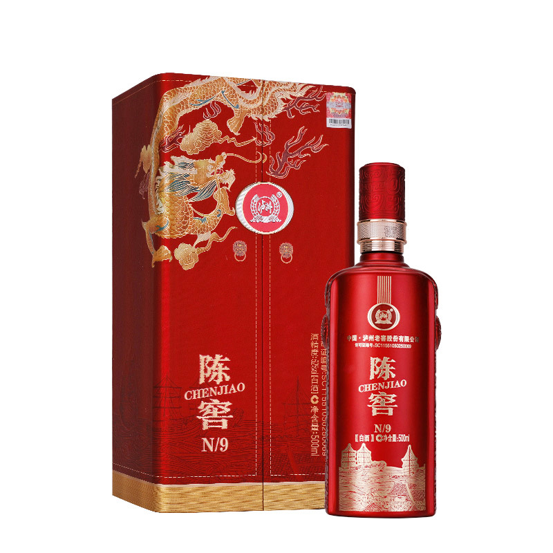 四川泸州/老窖陈窖n9套装 52度白酒 500ml*6瓶整箱装