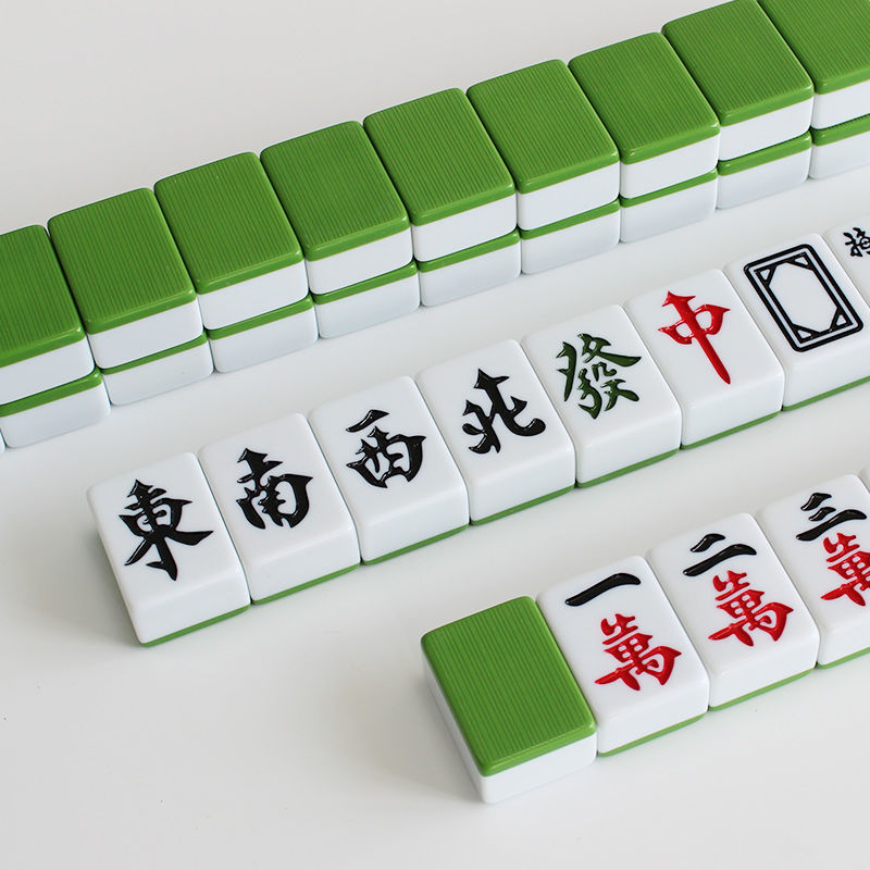 麻将批发麻将牌家用手搓大号108张四川广东136张464442mm40中号