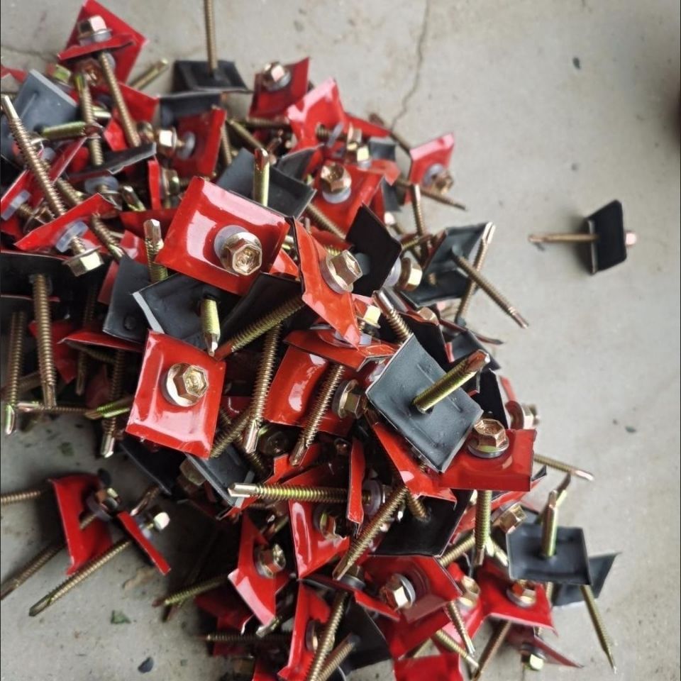 彩钢瓦马鞍垫钻尾丝防水垫片铁皮垫片螺丝垫平垫钻尾螺丝彩钢配件