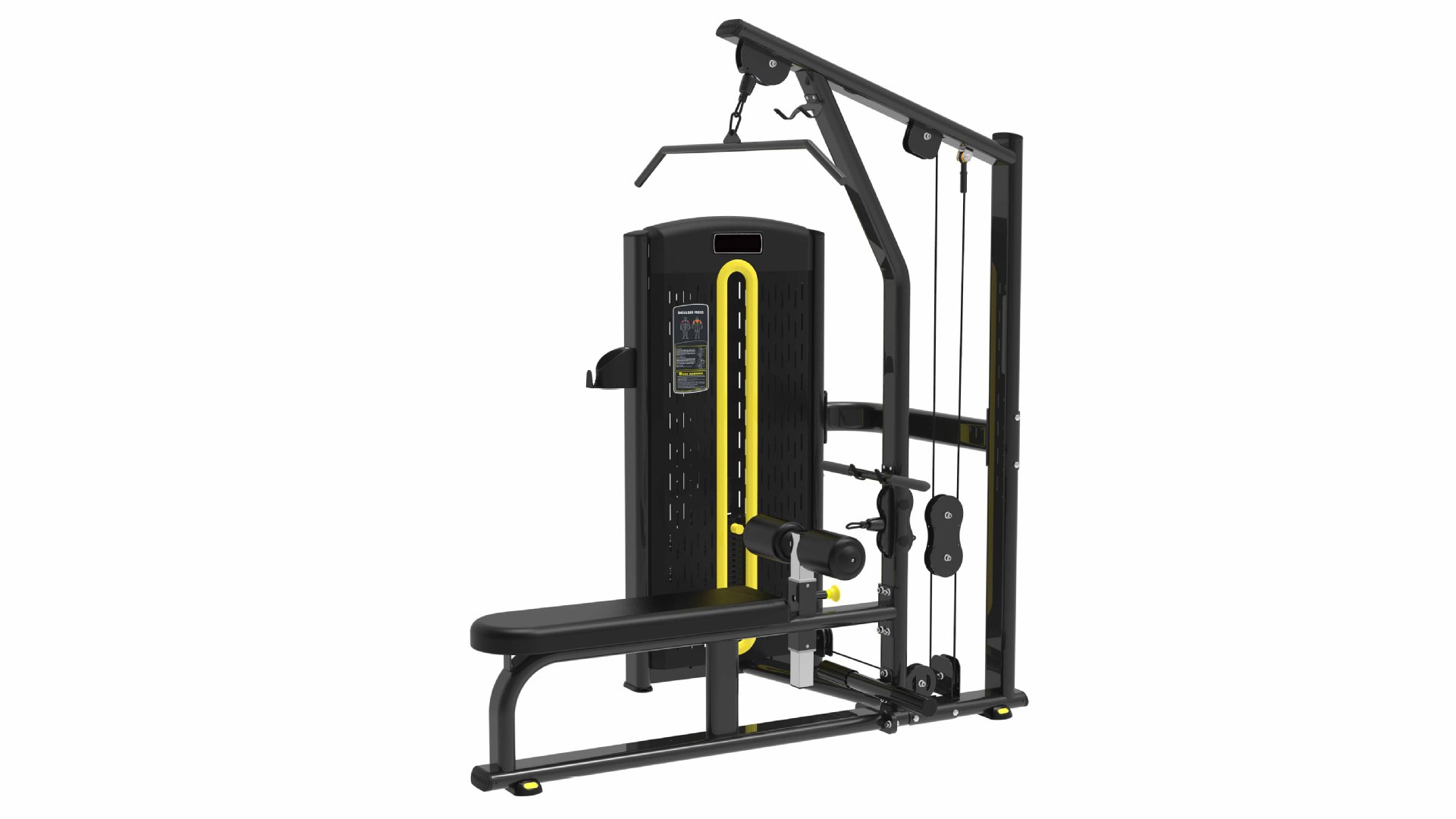 商用坐式高拉训练器健身房专用高位下拉背部肌肉训练器健身器材械