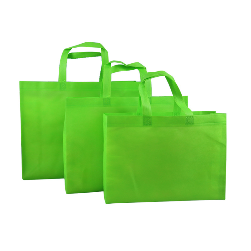 In Stock Non-Woven Handbag Printable Logo Environmental Protection Three-Dimensional Pocket Clothing Advertising Shopping Bag Custom Custom Wholesale