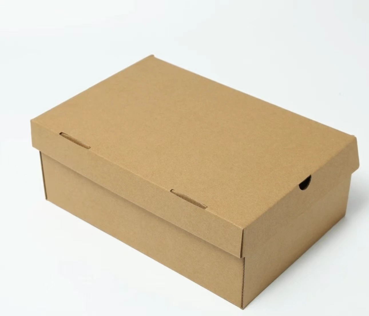 儿童鞋盒纸盒现货牛皮纸折叠翻盖瓦楞内盒电商大中小婴童鞋盒批发