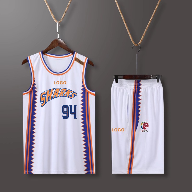 cba上海队94号王哲林球衣新款大学生男篮球服比赛训练队服印号