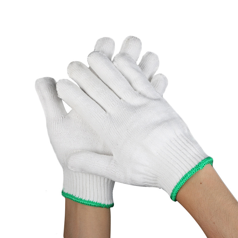 Cotton Wool Labor Protection Gloves 660G Breathable Sweat-Absorbent Non-Slip Wear-Resistant Construction Site Labor Handling Gloves Wholesale
