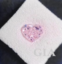 新品厂家批发GIA证书粉色心形钻石1.01ct心形粉钻SI2净度粉色裸钻