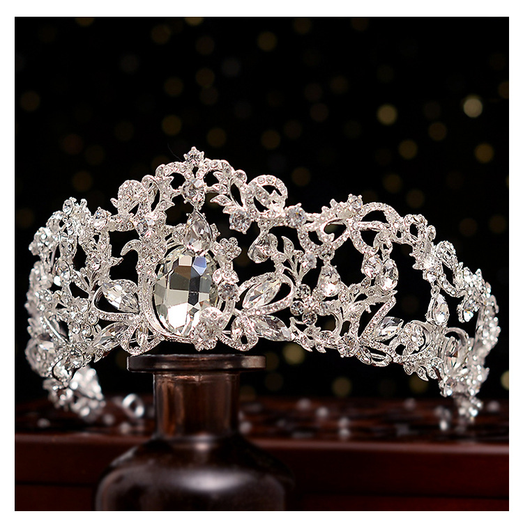 欧式复古宫廷巴洛克皇冠头饰大气新娘结婚生日婚纱王冠成年发饰女