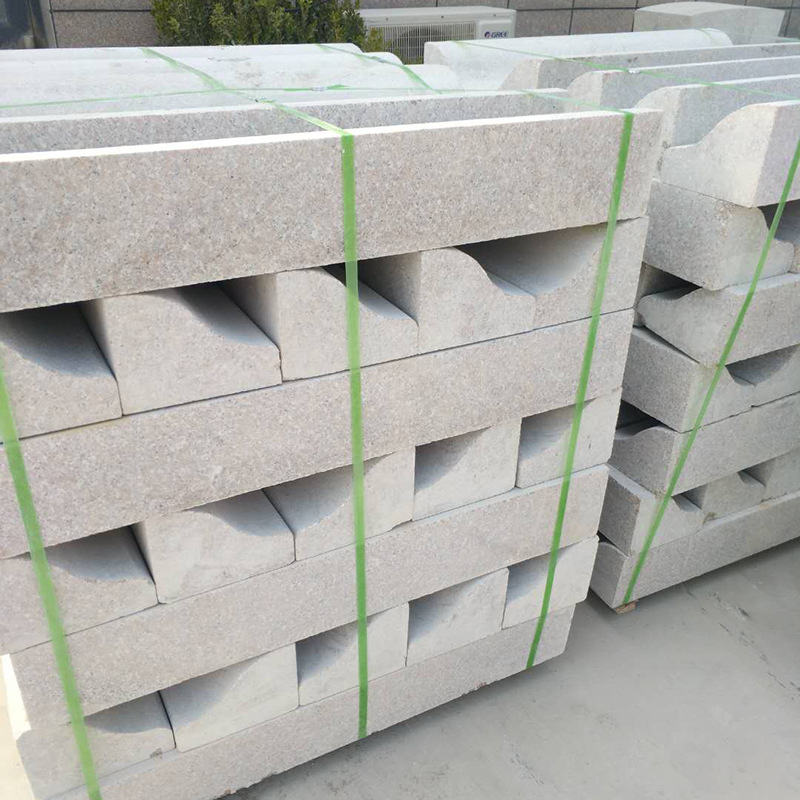 五莲花s型路沿石路边石道路侧石安装多规格五莲花异形道路工料