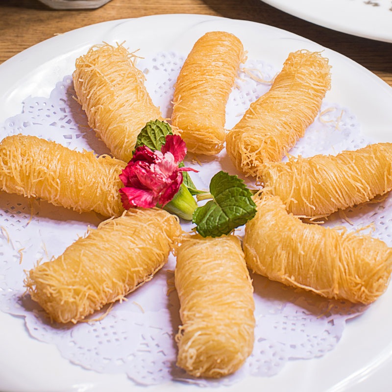 阿诺金丝榴莲酥 10个*12袋/箱 批发广式油炸小吃半成品金丝榴莲酥