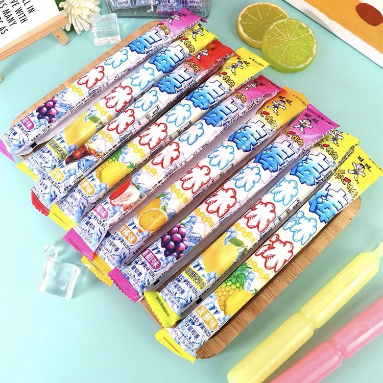 旺旺棒冰冰小号小支散称碎冰冰棒棒冰 可乐味棒饼冻痴一箱10斤