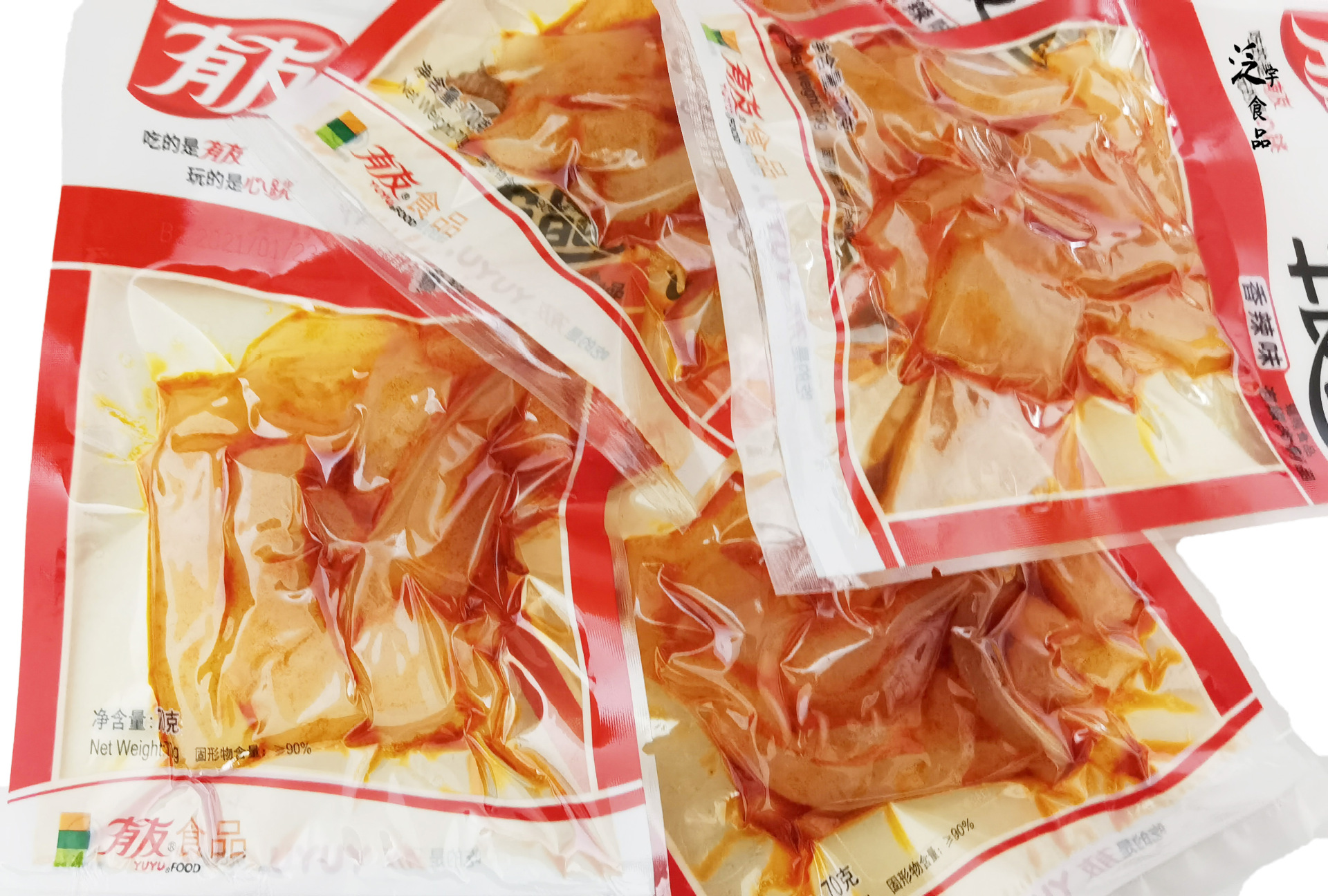 70g有友牛皮筋好吃小卖部超市热卖 香辣味零食日期新鲜批发可混批