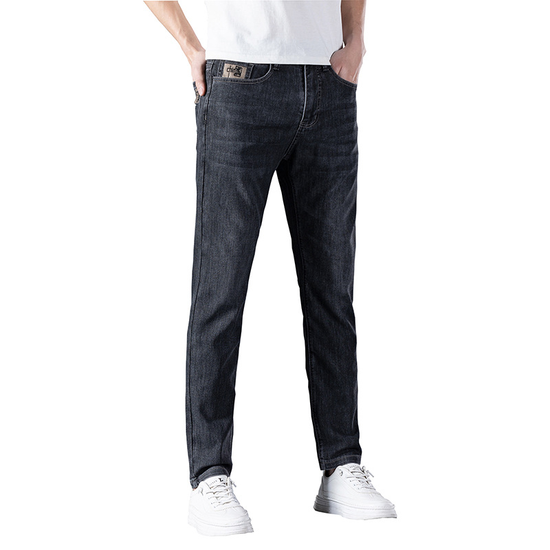   9 Seiko Embroidered Jeans Men's Super Soft Stretch ive Popular Quality Jeans All-Match Classic Men's Straight