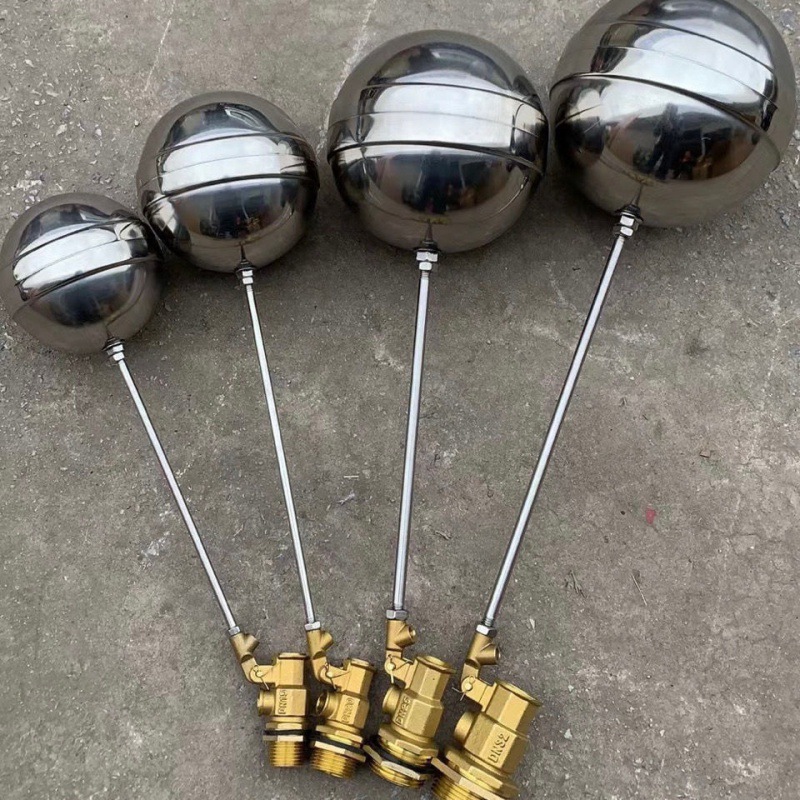 门浮球两用不锈钢浮球铜体水塔水箱可调控制球4分6分1寸