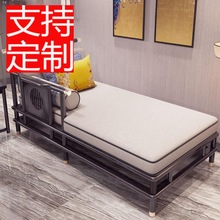 新中式贵妃沙发卧室实木贵妃椅小户型贵妃榻单个客厅躺椅小沙发