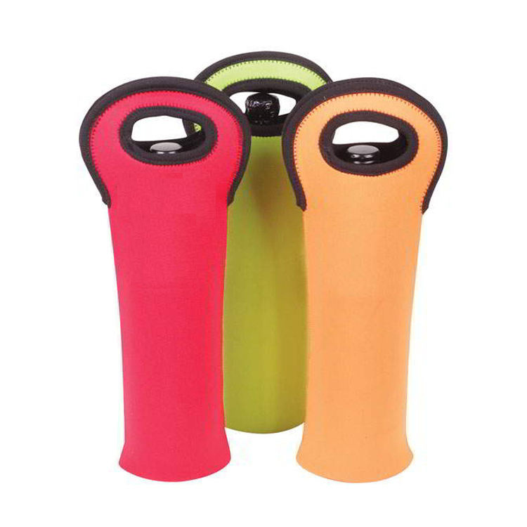 便携式750毫升热酒瓶载体氯丁橡胶香槟瓶套升华空白冷却器袋