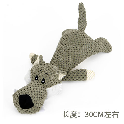 Dog Sound Toy Interactive Plush Toy in Stock Wholesale Dog Puppies Molar Toy Pet Supplies