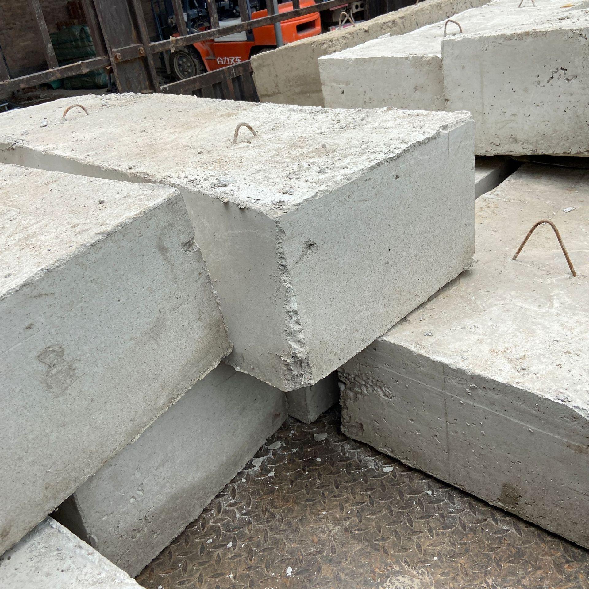 水泥压重块 电梯混凝土配重模块 高空作业电动吊篮配重块