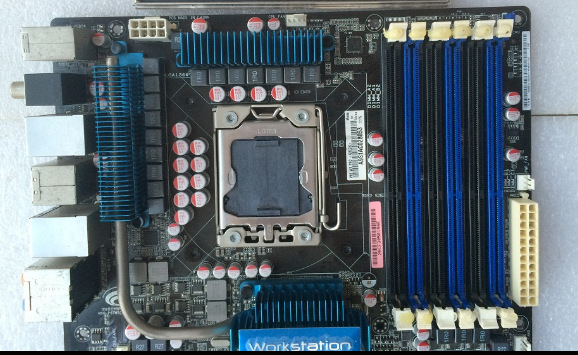 适用asus/华硕 p6t ws pro x58主板 1366针 16 2相供电 支持x5670