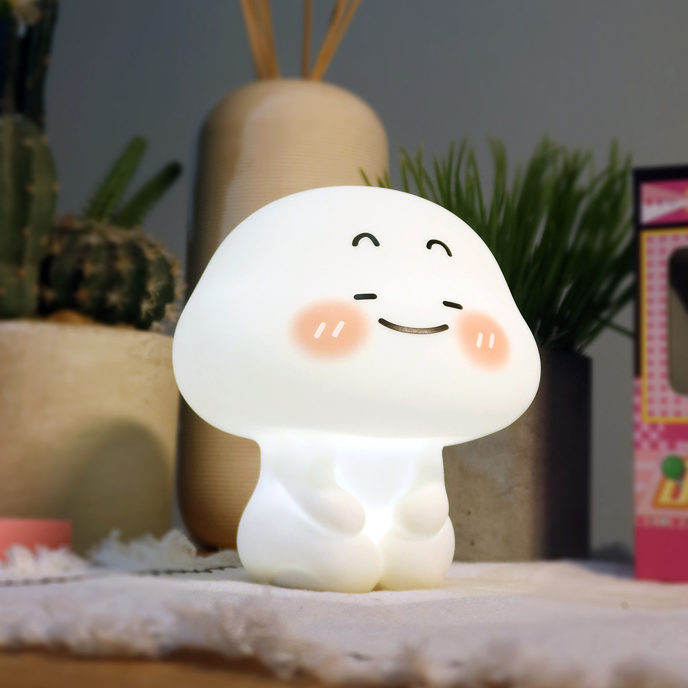 Cute Baby Silicone Night Lamp Night Light Birthday Gift Baby Nursing Bedroom Sleeping Bedside with Sleeping Light