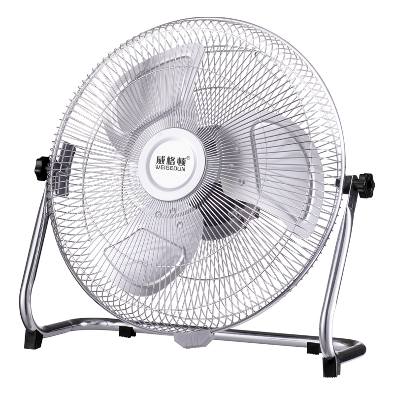 可充电16寸趴地扇家用大风力户外蓄电池风扇便携式太阳能充电田野
