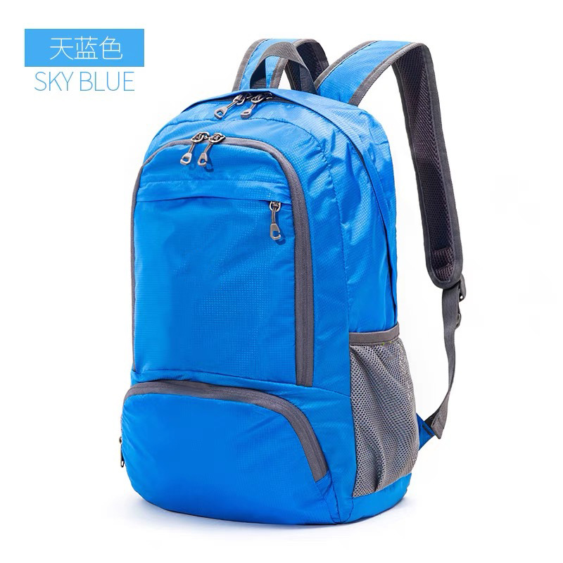 Backpack Foldable Cross-Border Large Capacity Thickened Waterproof Hiking Backpack Outdoor Travel Bag Exhibition Promotion